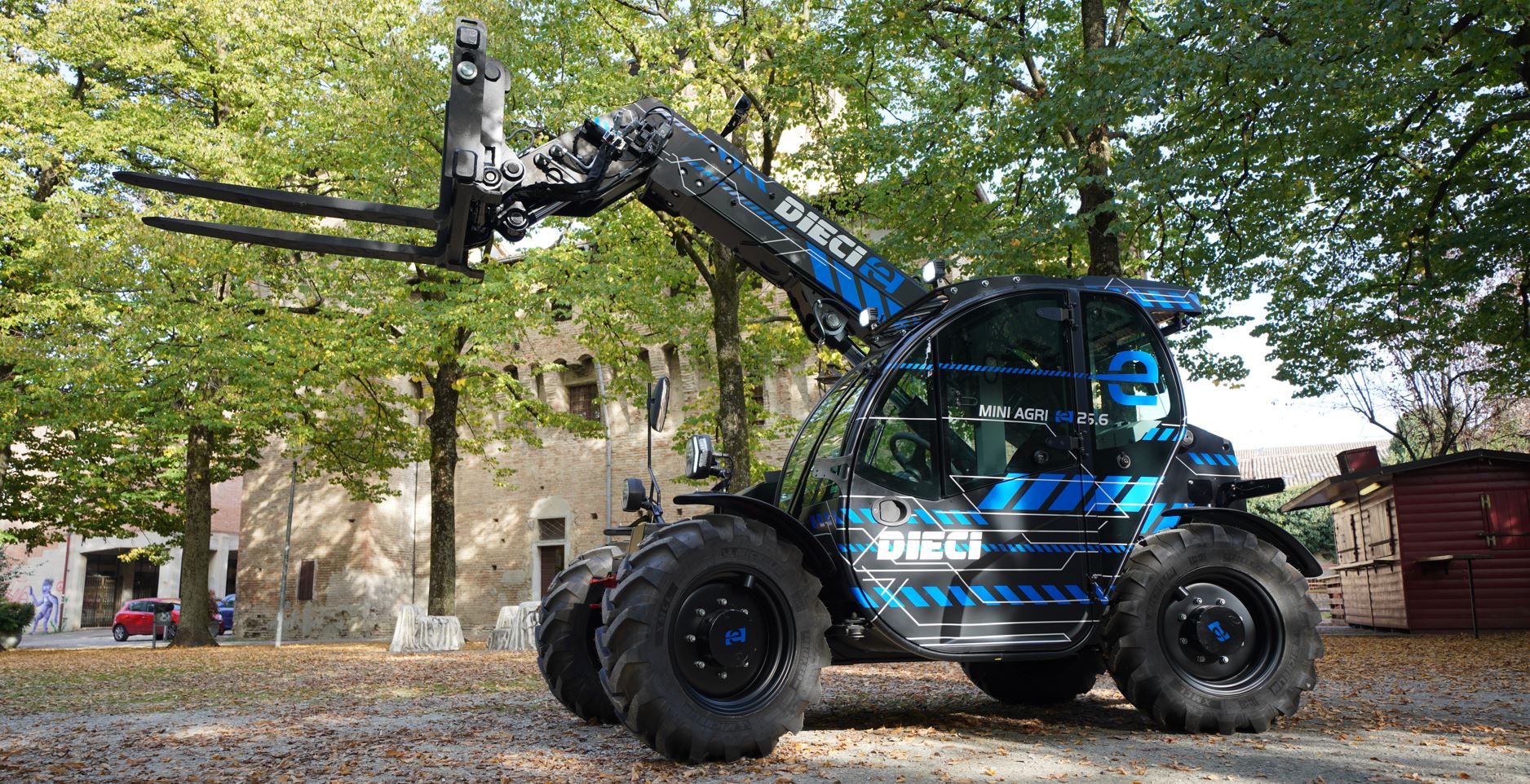Mini Agri-e, il nuovo telescopico elettrico di Dieci